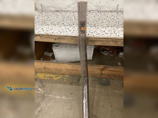 Lot 49-3528084 - Clear Patio Floor Mat. Item is used with scratches and scuffs.