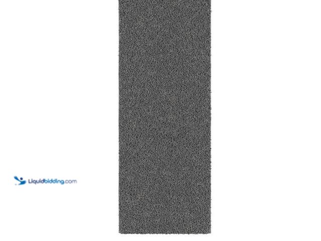 Lot 49-5454108 - Ottomanson Cozy Plush Non-Slip Rubberback Soft Gray 3 ft. x 4 ft. Indoor Runner Rug. Model # CY303-3...