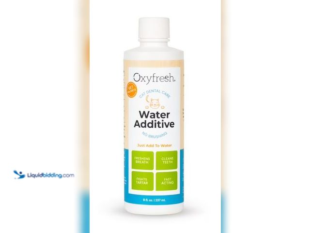 Lot 49-3529048 - Oxyfresh Dental Cat Water Additive, Easy Solution for Fresh Breath & Teeth Cleaning, Just Add to Wat...