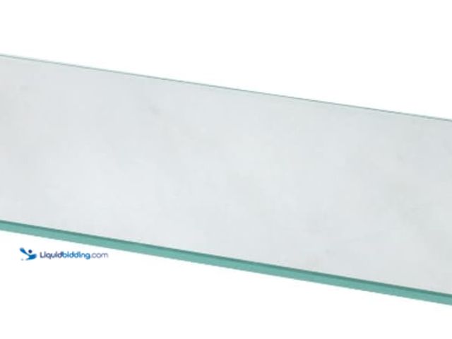 Lot 49-3527318 - Kingston Brass BA1759BB Heritage Bathroom Glass Shelf, Brushed Brass 20.44 x 5.25 x 3.06 Unused