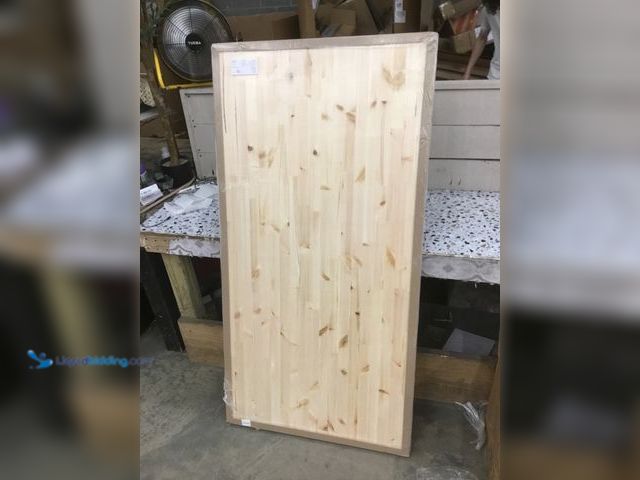 Lot 49-5416430 - Unfinished Butcher Block Approx 5' x 30". Unused