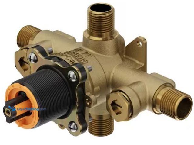 Lot 49-2025227 - Pfister Single Control Pressure Balance Tub and Shower Valve with Stops, Model # 0X8-340A, MSRP $102...