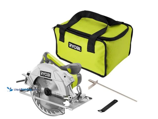 Lot 49-1516909 - RYOBI 15 Amp Corded 7-1/4 in. Circular Saw with EXACTLINE Laser Alignment System, 24T Carbide Tipped...