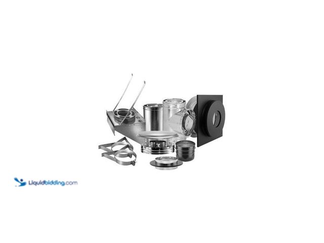 Lot 49-2021876 - DuraVent DuraPlus All-Fuel Chimney 6in. Diameter Through-The-Wall Kit. Model # 6DP-KOUT. MSRP $667. ...