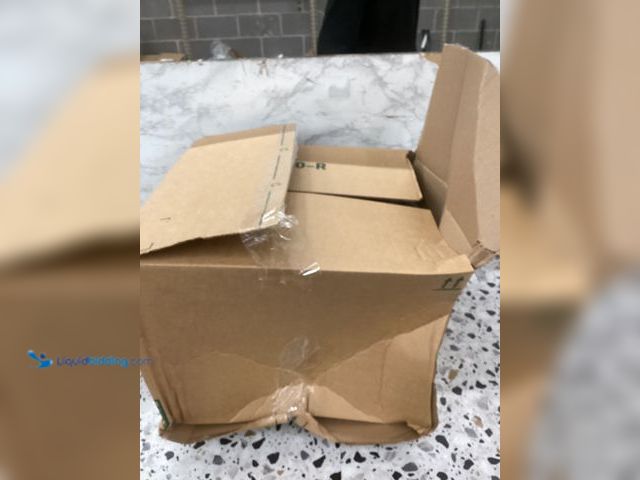 Lot 49-3528039 - Marble Gray Area Rug. Item is used.