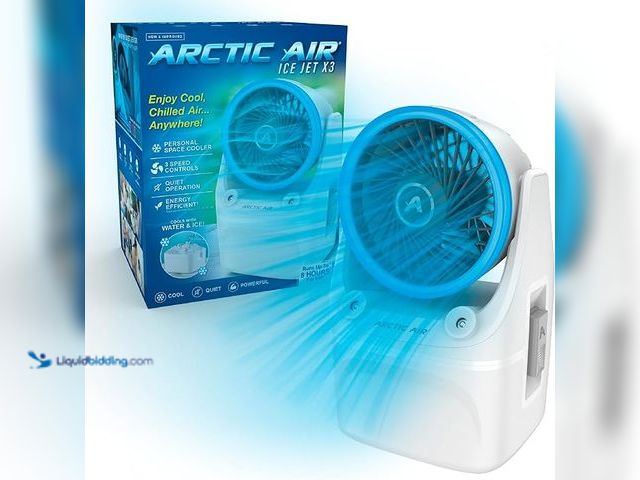 Lot 49-2000215 - Lot of (2) Arctic Air Ice Jet X3 Portable Air Cooler, Dual Mist Modes, Up to 8-Hour Cooling Time, 3-...