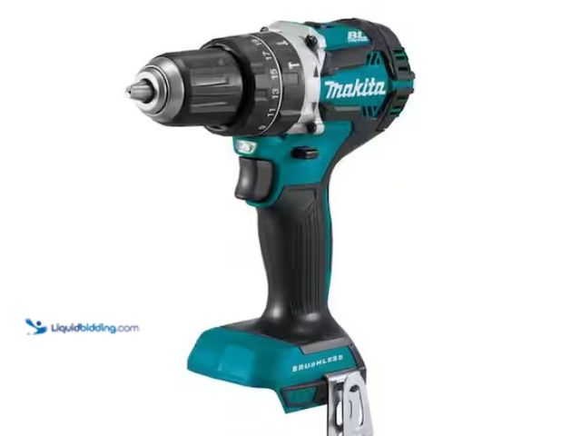 Lot 49-1567899 - Makita 18V LXT Lithium-Ion 1/2 in. Brushless Cordless Hammer Driver-Drill (Tool Only), Model # XPH12...