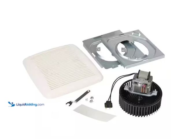 Lot 49-1576542 - Broan-NuTone QuicKit 60 CFM 3.0 Sones Bathroom Replacement Motor and Grille/Cover Model # BKR60, Unu...