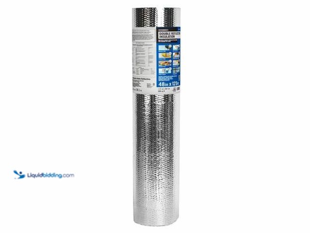 Lot 49-5549869 - Everbilt 48 in. x 125 ft. Double Reflective Insulation Radiant Barrier. Model # 48X125DBLRFL. Unused
