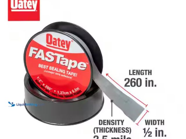 Lot 49-1631839 - Lot of (10) rolls of Oatey Fastape 1/2 in. x 260 in. Thread Sealing PTFE Plumber's Tape, Model # 306...