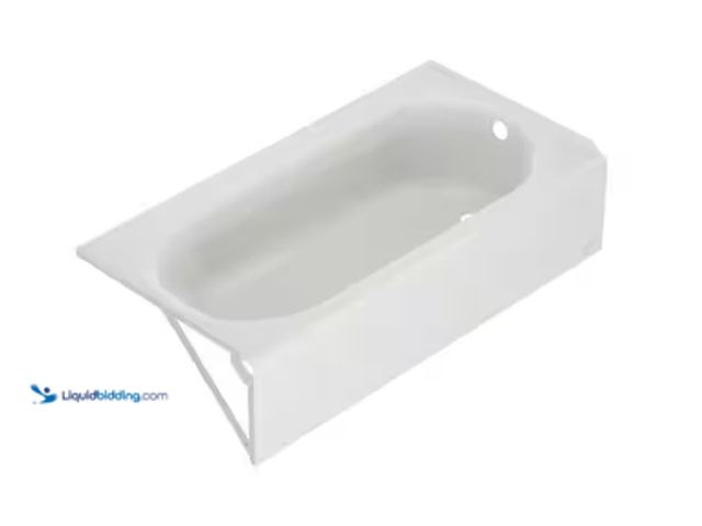 Lot 49-1567710 - American Standard Princeton PRO 60 in. x 30 in. Soaking Bathtub with Right Drain in White, Model # 1...