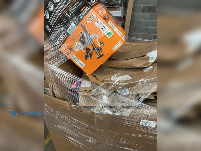 Lot 49-5449273 - Misc. Salvage Pallet of all types of product/tools/construction/houseware /etc. (must take whole pal...
