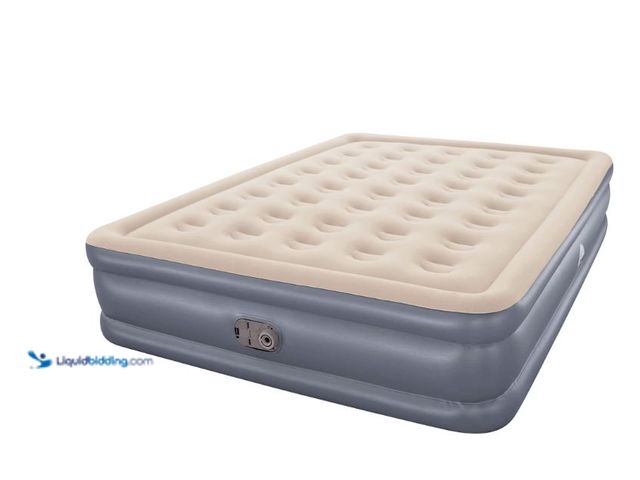 Lot 49-1623988 - Ozark Trail 16" Queen Air Mattress with Built-In Electric Pump, Model # 17430920528, Slightly used, ...