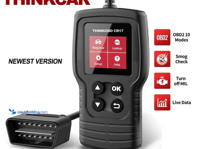 Lot 49-5393303 - ThinkOBD CR17 Pro Automotive OBD2 Scanner OBD Code Reader Car Diagnostic Tool - NEW - Thinkcar CR17 ...