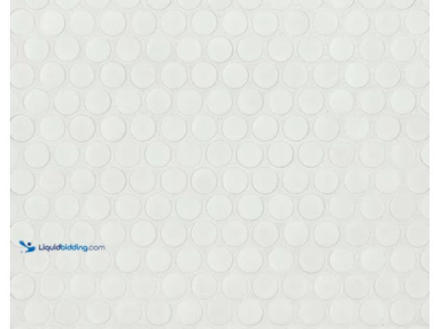 Lot 49-1571031 - Bedrosians 360 3/4 in. x 3/4 in. Matte White Matte Porcelain Mosaic Tile (10 sq. ft./Case), Model # ...