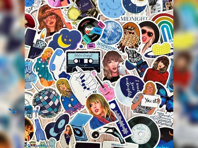 Lot 49-5388200 - Lot of 50 Taylor Swift Stickers - NEW - Enhance your personal belongings with these 50 stylish Taylo...