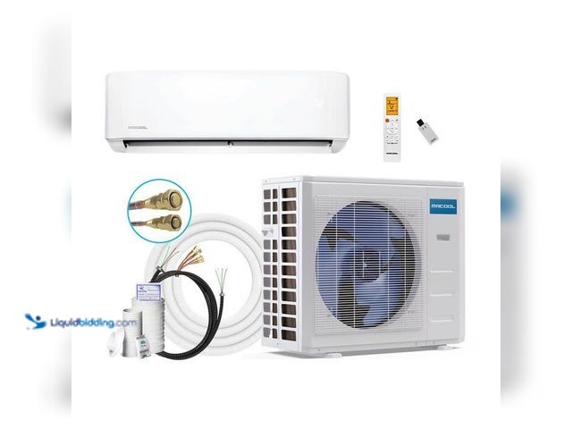 Lot 49-1593995 - MRCOOL DIY 12000 BTU 23.5 SEER2 1-Ton Mini-Split Heat Pump Complete System-25 ft. Pre-Charged Line S...