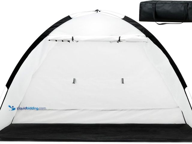 Lot 49-5548860 - Portable Spray Paint Booth Tent: PLANTIONAL Spray Shelter with Waterproof Floor, Mesh Screen & Rear ...