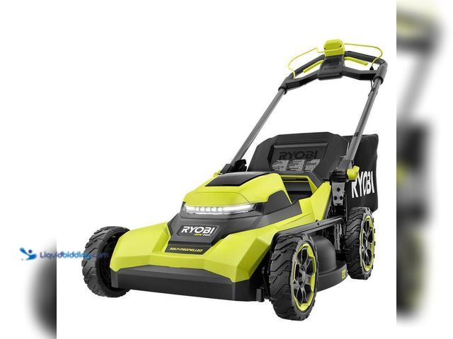 Lot 49-5447795 - RYOBI 40V HP Brushless 21 in. Cordless Battery Walk Behind Self-Propelled Lawn Mower. [Model # RY40H...