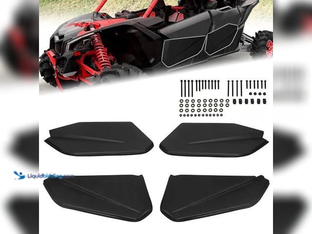 Lot 49-5552516 - Rear Door Panels For CAN-AM MAVERICK X3 MAX. Black. Unused.