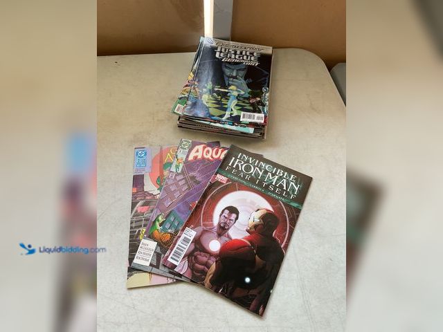 Lot 49-5515556 - Other LOT OF 20 COLLECTIBLE COMIC BOOKS FROM DC, MARVEL AND MORE INCLUDING IRON MAN, AQUAMAN, GREEN ...