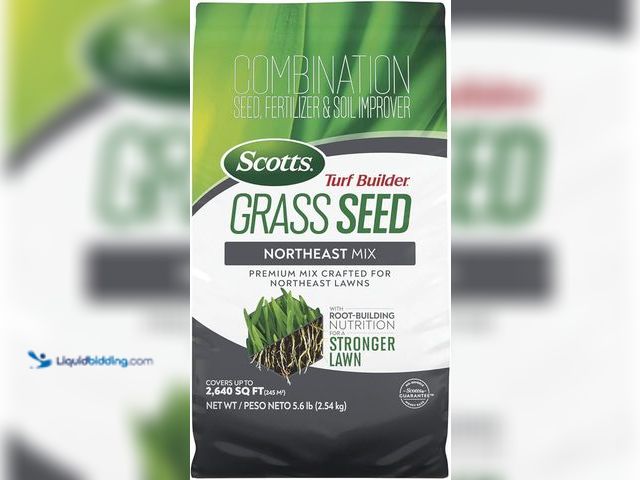 Lot 49-5411765 - Scotts Turf Builder 16 lbs. Grass Seed Northeast Mix with Fertilizer and Soil Improver, Premium Mix....