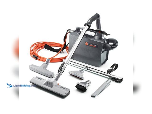 Lot 49-2024257 - HOOVER COMMERCIAL Commercial Porta POWER Bagged Corded Washable Filter Vacuum Cleaner for Carpet, Ha...