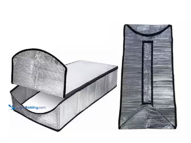 Lot 49-1577261 - Pro Space 4.5 ft. x 25 in. x 11 in. Attic Stair Insulation Cover Radiant Barrier, Model # RBGL542511...