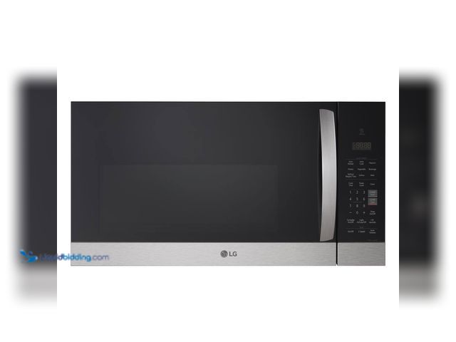 Lot 49-3515660 - LG
1.7 cu. ft. 30 in. Width Over-the-Range Microwave with EasyClean in Stainless Steel Unused (test...