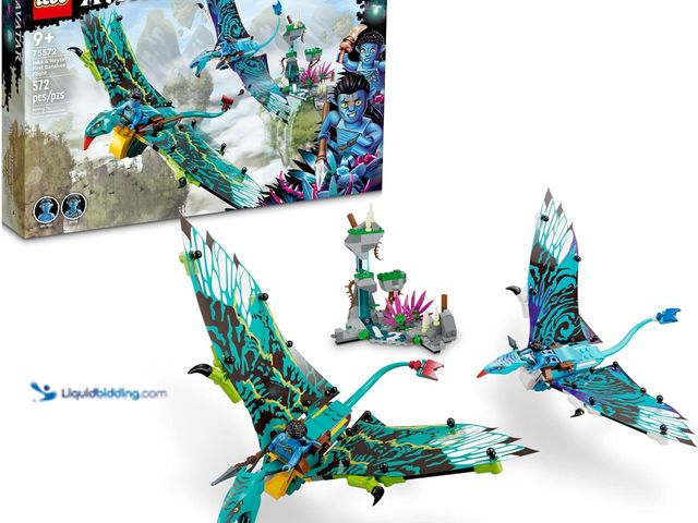 Lot 49-5448328 - LEGO Avatar Jake & Neytiri First Banshee Flight 75572 Building Toys - Pandora Movie Inspired Set wit...