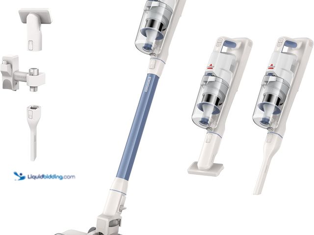 Lot 49-5553222 - Bissell PowerClean 200W Self-Standing Cordless Vacuum, 4173 | Wall mount for storage; tangle-free br...