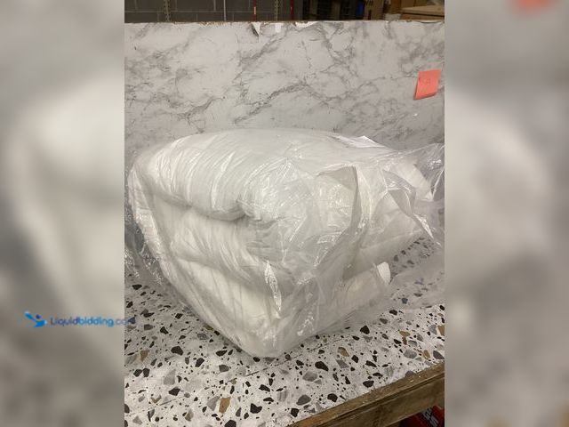 Lot 49-3528046 - Easeland King Size Mattress Pad Pillow Top Mattress Cover. Item is used.