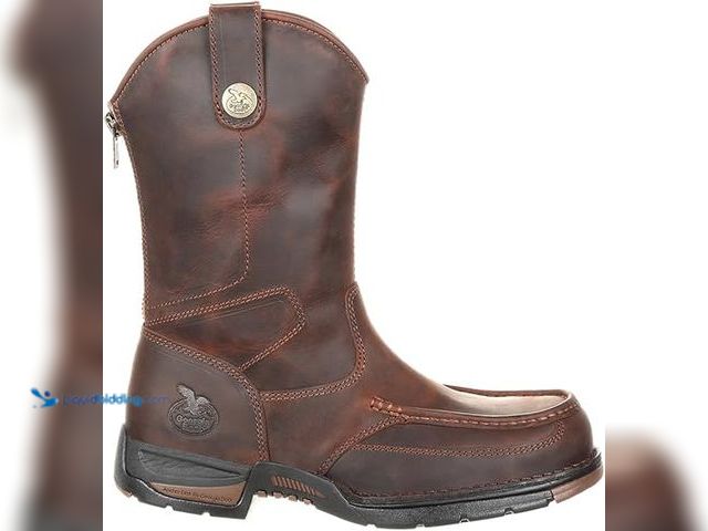 Lot 49-5410794 - GEORGIA BOOT Athens Pull-On Work Boot. [ASIN: B077RXH6W9] Used