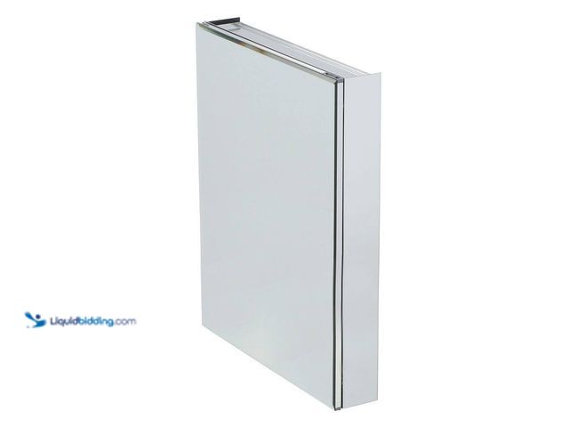 Lot 49-5416261 - 24 in. W x 30 in. H Rectangular Medicine Cabinet with Mirror. [Model # SP4582] Unused