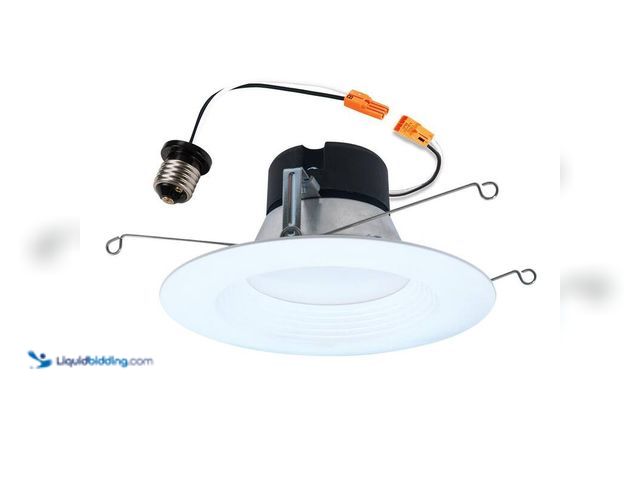 Lot 49-5406816 - (2) Halo LT 5/6 in. LED Retrofit Module with Baffle Trim Selectable 5CCT 750-Lumens, Model # LT56079...