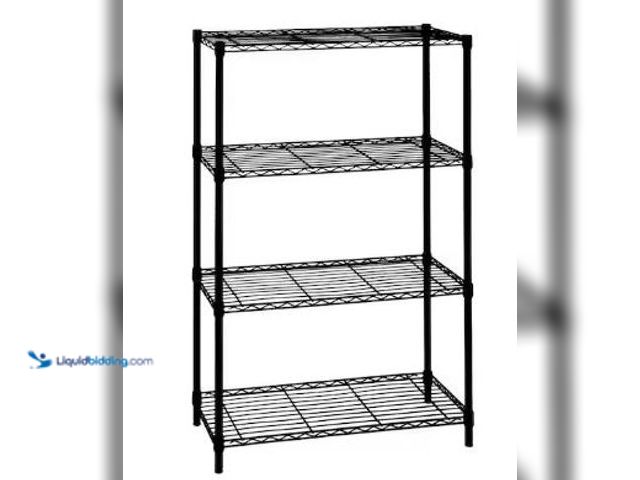 Lot 49-1517342 - HDX
4-Tier Steel Wire Shelving Unit in Black (36 in. W x 54 in. H x 14 in. D) Model # 21436BPS
Sto...