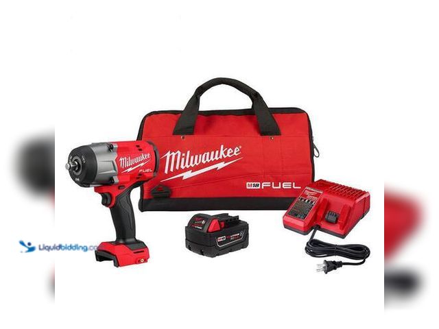 Lot 49-3617100 - Milwaukee M18 FUEL 18V Lithium-Ion Brushless Cordless 1/2 in. Impact Wrench model # 1010209057 - use...