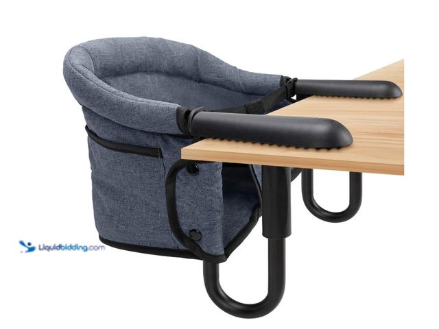 Lot 49-3431432 - Hook-On Chairs - Portable & Foldable for Babies 6-36 Months, Family & Travel Use with Carry Bag (Gre...