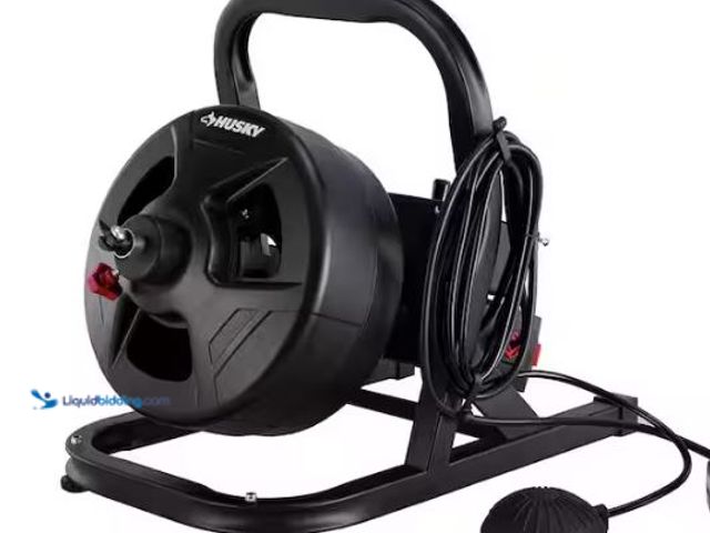 Lot 49-1569354 - Husky 5/16 in. x 50 ft. Cable Drum Auger, Model # 68292, Unused, Unable to test, Plug has power but ...