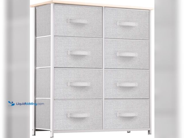Lot 49-3531510 - YITAHOME Storage Tower Unit with 8 Drawers - Fabric Dresser with Large Capacity, Organizer Unit for ...