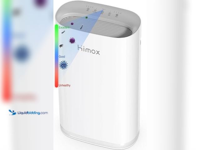 Lot 49-3527727 - HIMOX HEPA 14 Air Purifiers for Home Large Room Covers 2000 Sq Ft, Medical HEPA Filter Removes 99.99...