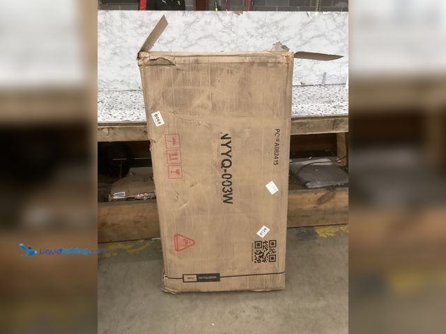 Lot 49-5486199 - Vanity Desk with LED Light Mirror & Power Outlet, 8 Drawers, 6 Storage Shelves, 3 Color Modes & Adju...