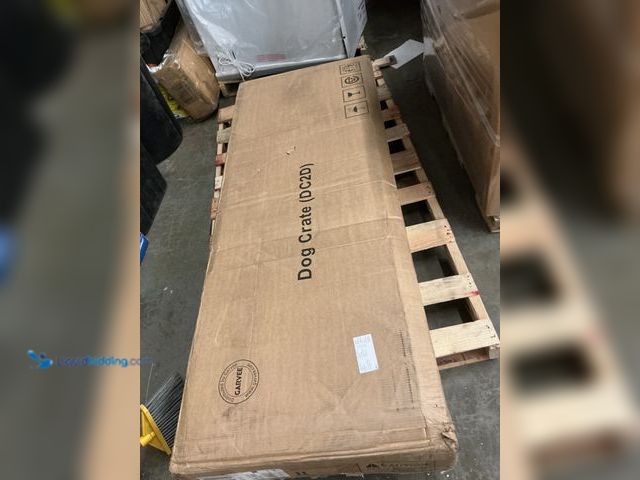 Lot 49-5449246 - 42'' Heavy Duty Dog Crate for Large Dogs Double Doors & Locks Design Escape Proof Strong Metal Dog C...