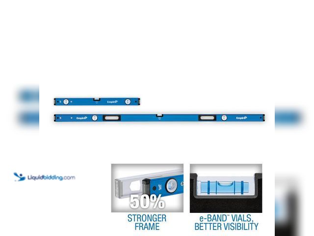 Lot 49-1637955 - True Blue 32" and 78" Box Level Jamb Set, Unused, Model # E75AMB  Ref#HD1002