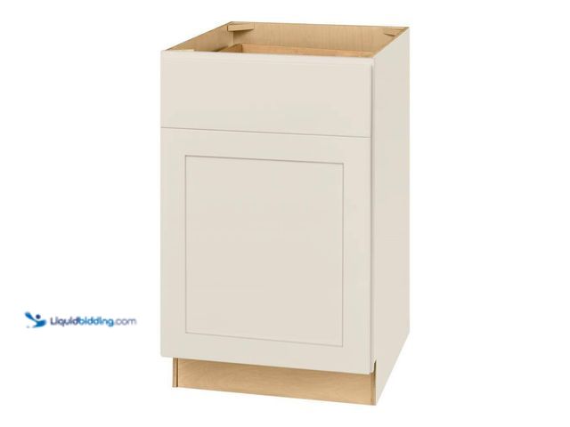 Lot 49-5447615 - Hampton Bay Avondale 21 in. W x 24 in. D x 34.5 in. H Ready to Assemble Plywood Shaker Base Kitchen ...