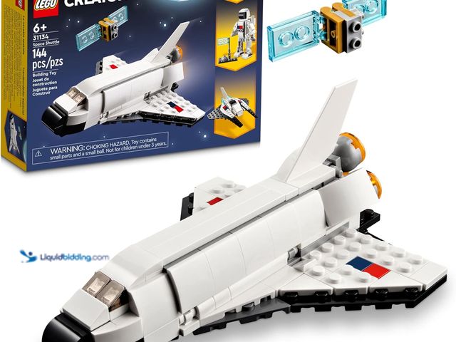 Lot 49-5448312 - LEGO Creator 3 in 1 Space Shuttle Toys - Space Toys Building Set for Boys & Girls, Ages 6+ - Option ...