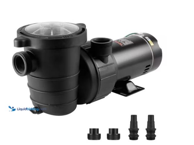 Lot 49-1516540 - VEVOR Above Ground Pool Pump 1HP 110-Volt 80 GPM Max. Flow Single Speed Swimming Pool Pump with Filt...