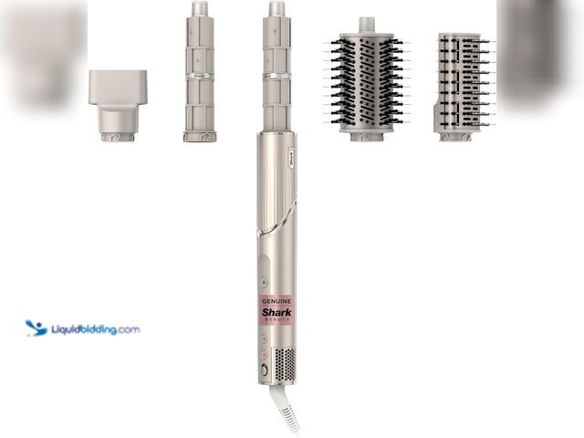 Lot 49-5453734 - Shark HD430 FlexStyle Air Styling & Drying System, Powerful Hair Dryer Brush & Multi-Styler with Aut...