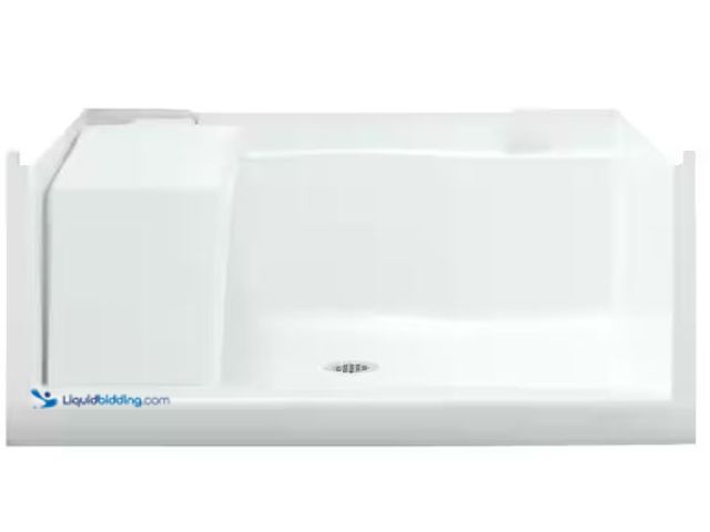 Lot 49-5545830 - Accord Seated 48 in. x 36 in. Single Threshold Base in White, Unused