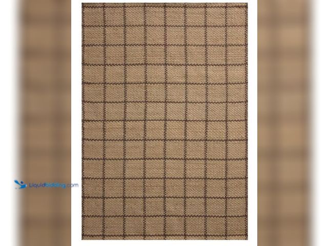 Lot 49-3432677 - Loloi Chris Loves Julia Fletcher Collection FLE-01 Natural/Brown 7'-9" x 9'-9", .37" Pile Height, Ar...